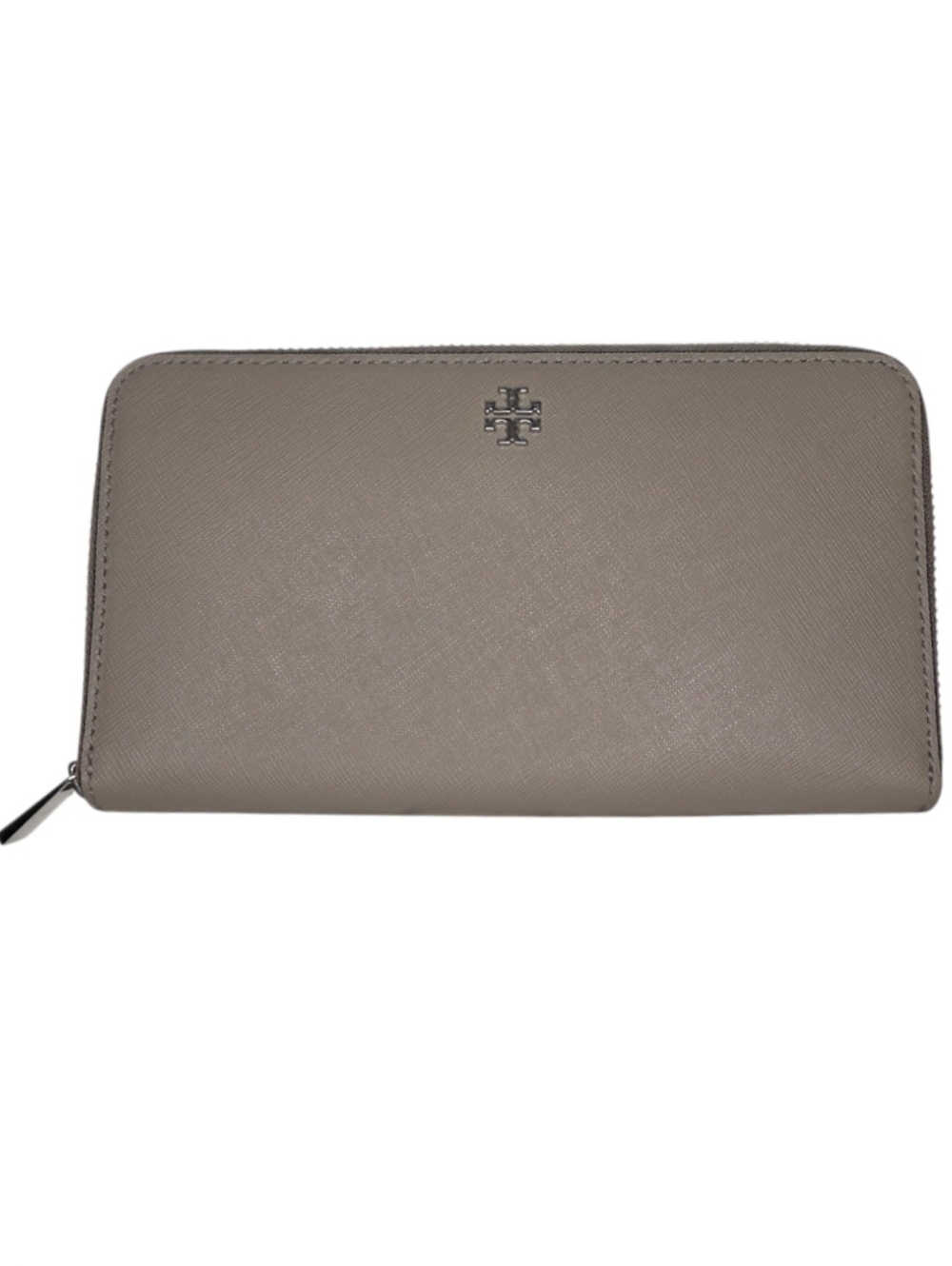 Tory Burch Robinson Zip Continental Wallet Leather Taupe